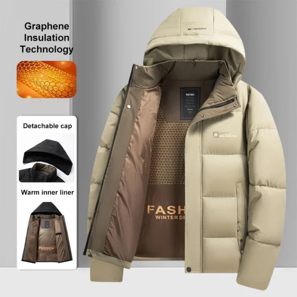 Jaqueta masculina de grafeno - Imagem 4